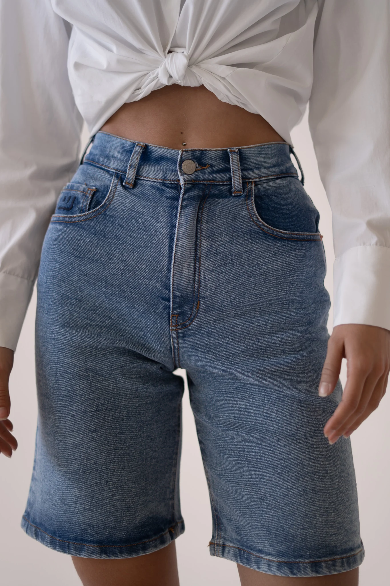 BAGGY SHORTS - LIGHT BLUE - Image 4